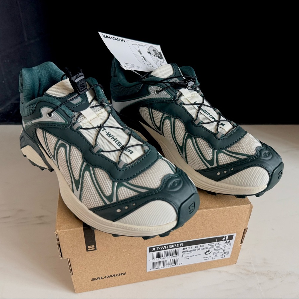 NWT SALOMON XT-WHISPER Women / Men Sneakers hiking Athletic Shoes Size M 5 W 6 - Picture 3 of 16